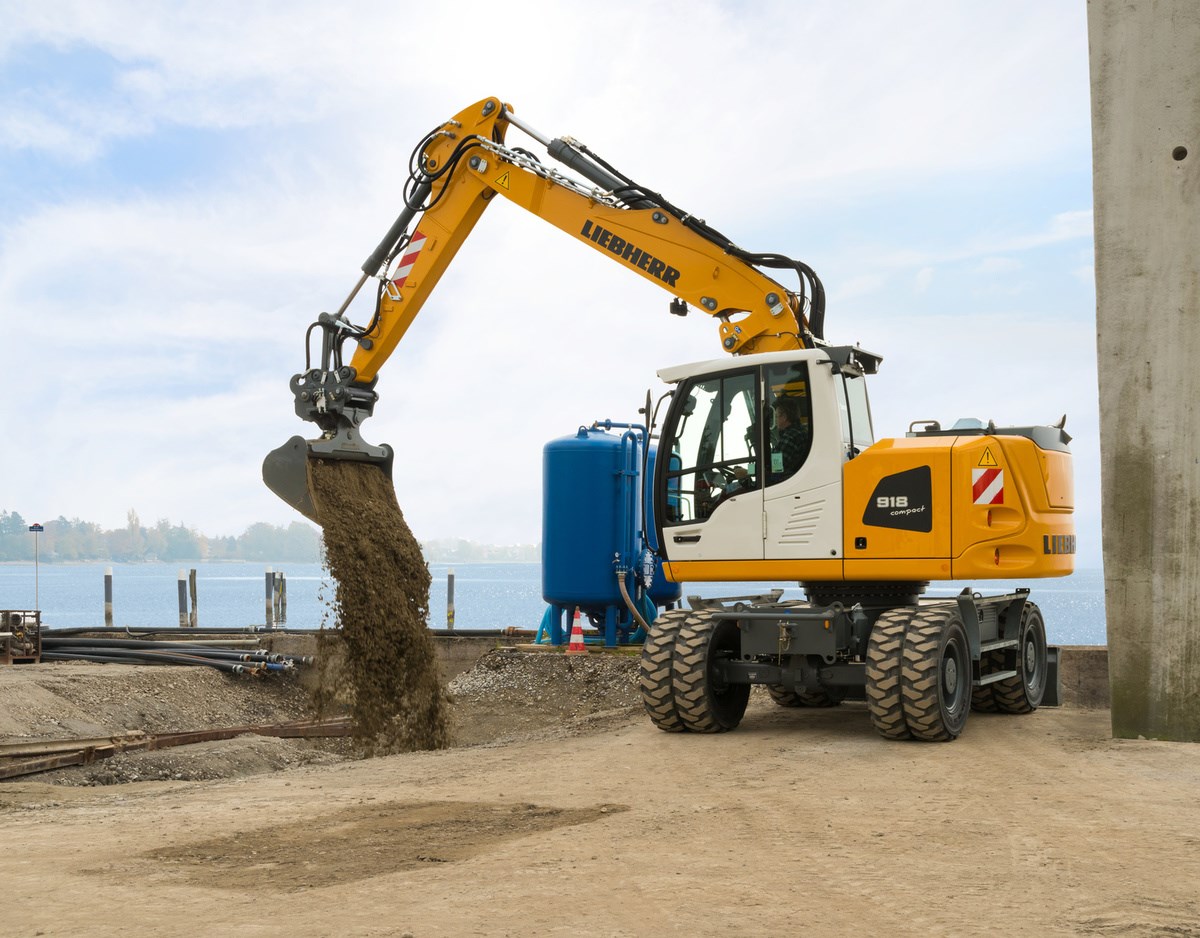 Liebherr A 918 Compact Litronic Scheda Tecnica Dati Tecnici 2016